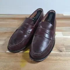 REGAL×クロムエクセルレザー コインローファー ワイン 27.0cm