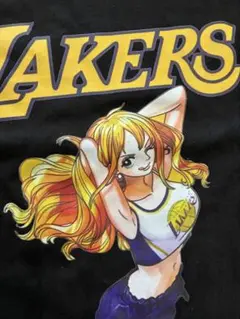 ONE PIECE LAKERS Tシャツ ナミ　ワンピース　アニメTシャツ