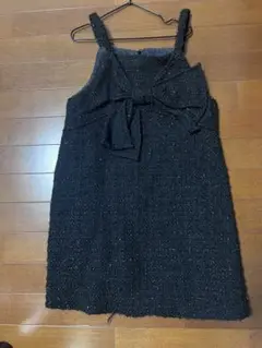 ZARAキッズ黒のノースリーブワンピース