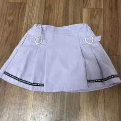 スカート　キュロット　紫　紫　パープル　女の子