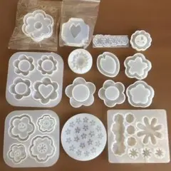お花系シリコンモールド14点