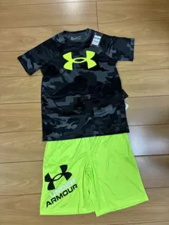 新品 アンダーアーマー　YXL 160cm パンツ　上下セット　半袖Tシャツ