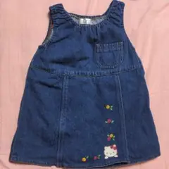 HELLO KITTY デニムワンピース 90