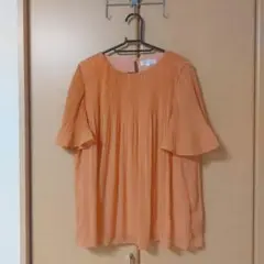 半袖ブラウス⭐オレンジ⭐11号