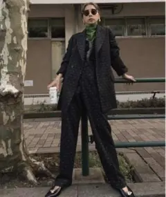 【新作完売品】GLITTER JACQUARD TAILORED JACKET