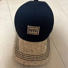 NYC黒キャップ