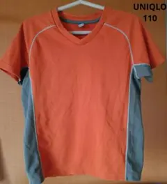 UNIQLO ユニクロ Vネック メッシュ ドライTシャツ 110