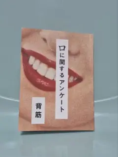 口に関するアンケート