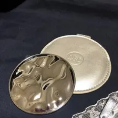 【沖縄DFSノベルティ】コンパクトミラー　ケース付き鏡　直径7cm