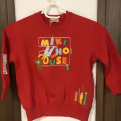 MIKI HOUSE 赤 トレーナー