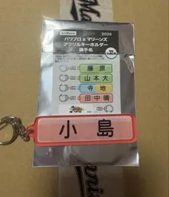 千葉ロッテxパワプロ シークレットキーホルダー 選手ネームプレート 小島和哉