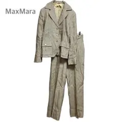 m1585m★【マックスマーラ】セットアップスーツ ジャケット パンツ 正装 S