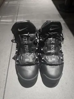 美品 NIKE ナイキ AIR MORE MONEY 黒 28.5cm