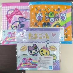 一番くじ たまごっち E賞 ハンドタオル 3点