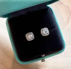 最高級 人工ダイヤモンド 一粒ダイヤピアス7mm 新品