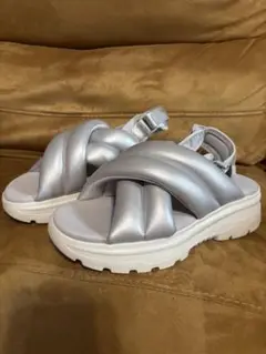 シルバー サンダル L 新品