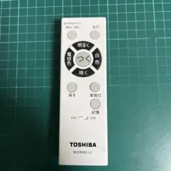 東芝　照明リモコンNLER002-LC