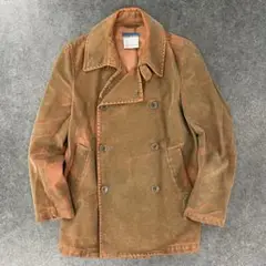 日本製 ハムネット ピーコート ジャケット ブルゾン ピーチスキン USED加工