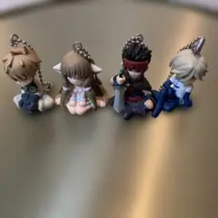 アニメキャラクター ストラップ 4体セット