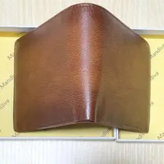 財布 メンズ 本革 二つ折り コンパクト ファスナー小銭入れ トップレザー 茶
