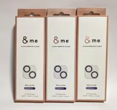 & me iPhone 2023用リアルガラス保護フィルム