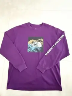 【美品】THE NORTH FACE 長袖カットソー 紫
