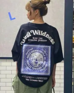 今季LOWHIDE Tシャツ　黒　L 4400円