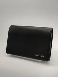 ポールスミス　Paul Smith 黒 ブラック　レザー 名刺　入れ　カード