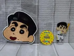ソフトバンクホークス　クレヨンしんちゃん　ワッペン　アクリルスタンド　近藤健介