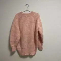 LAUTREAMONT クルーネックピンクニット