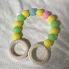 ベビーマグホルダー　マグストラップ　ハンドメイド　一点もの　蓄光