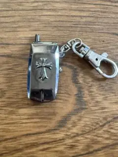 レトログッズ　ガラケー　時計キーホルダー