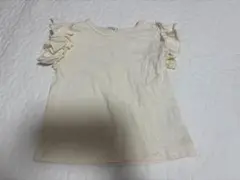 PAIR MANON フリル付き アイボリー タンクトップ サイズ100