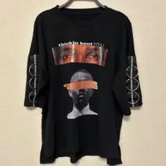 ストリート系 トップス ビッグTシャツ パンク プリント レディース メンズ