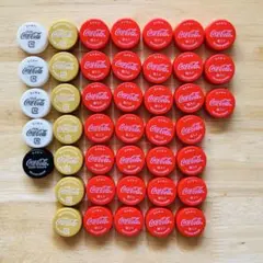 コカ・コーラ ペットボトルキャップ 43個セット