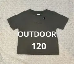 OUTDOOR Tシャツ 120cmオリーブグリーン