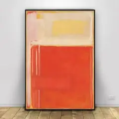 マーク・ロスコ 50×70cm キャンバスアートポスター イラスト