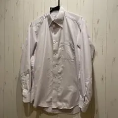 【美品】ORIHICA 薄紫 長袖ワイシャツ L