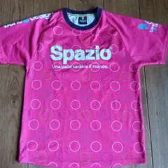 Spazio ピンク 円形模様 Lサイズ ハンドボールシャツ