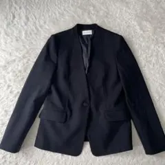 PLST プラステ　ノーカラージャケット　総裏　S