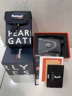[ほぼ新品] Bushnell PRO XE Pearly Gates コラボ 数量限定コラボモデル！パーリーゲイツがゴルフ用レーザー距離