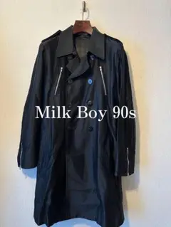 Milk Boy 90s Black Raiders Coat