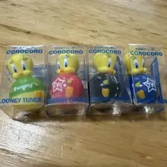 Looney Tunes Tweety おきあがりこぼし　4個セット　レア