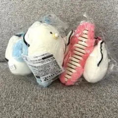 新品 タイトー限定 つぶらな瞳のなまがき ヘアクリップ 赤 青 水色 2種