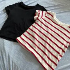 西松屋　90 Tシャツ2枚セット　保育園着