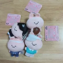あさみみちゃん　おめかしマスコット　スポーツウェア　ぬいぐるみ　4種コンプリート