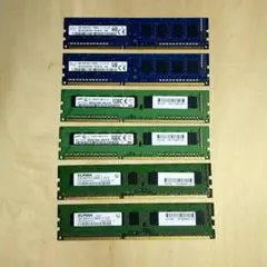 PC CPU i7 i3 メモリ DDR3 PC3 4GB 6枚 デスクトップ用