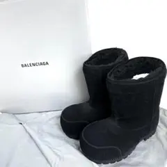 新品未使用BALENCIAGA バレンシアガALASKA FUR ハイブーツ BALENCIAGA】ALASKA FUR アラスカ ファー ハイブーツ