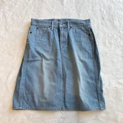 Cloth & Cross ハグオーワー 日本製 デニム ひざ丈 タイトスカート