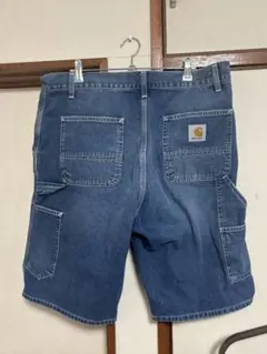 Carhartt ダークブルー ショートパンツ